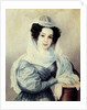 Portrait of Camilla Ivasheva (Le Dantieau), wife of Decembrist Vasily Ivashev, 1834 by Nikolai Alexandrovich Bestuzhev