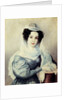 Portrait of Camilla Ivasheva (Le Dantieau), wife of Decembrist Vasily Ivashev, 1834 by Nikolai Alexandrovich Bestuzhev