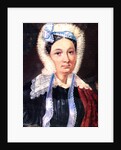 Portrait of Maria Kazimirovna Yushnevskaya, wife of Decembrist Alexander Yushnevsky, 1830-1839 by Nikolai Alexandrovich Bestuzhev
