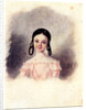 Portrait of Sofia Muravyova, daughter of Decembrist Nikita Muravyov, 1833-1835 by Nikolai Alexandrovich Bestuzhev