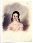 Portrait of Sofia Muravyova, daughter of Decembrist Nikita Muravyov, 1833-1835 by Nikolai Alexandrovich Bestuzhev