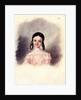 Portrait of Sofia Muravyova, daughter of Decembrist Nikita Muravyov, 1833-1835 by Nikolai Alexandrovich Bestuzhev