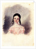 Portrait of Sofia Muravyova, daughter of Decembrist Nikita Muravyov, 1833-1835 by Nikolai Alexandrovich Bestuzhev