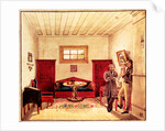 Prison cell of Decembrist Nikolai Panov in the Peter prison, 1830-1839 by Nikolai Alexandrovich Bestuzhev