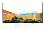Courtyard in the Peter prison, 1832 by Nikolai Alexandrovich Bestuzhev