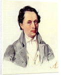 Portrait of Leopold Niemirowski, 1843 by Nikolai Alexandrovich Bestuzhev