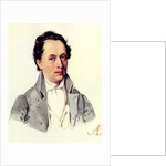 Portrait of Leopold Niemirowski, 1843 by Nikolai Alexandrovich Bestuzhev