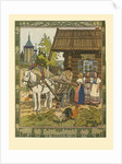 Illustration for the Fairy tale The Feather of Finist the Falcon, 1901-1902 by Ivan Yakovlevich Bilibin