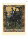 Illustration for the Fairy tale of Vasilisa the Beautiful and White Horseman, 1900 by Ivan Yakovlevich Bilibin