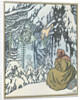 Illustration for the Fairy tale Morozko, 1932 by Ivan Yakovlevich Bilibin
