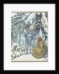 Illustration for the Fairy tale Morozko, 1932 by Ivan Yakovlevich Bilibin