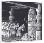 The Adoration of the god Svetovid, 1934 by Ivan Yakovlevich Bilibin
