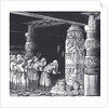 The Adoration of the god Svetovid, 1934 by Ivan Yakovlevich Bilibin