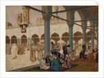 Courtyard of the Al-Azhar Mosque and University, Cairo, 1928 by Ivan Yakovlevich Bilibin