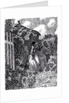 At the garden pavilion. Symbolist magazine Vesy (The Balance), 1905 by Viktor Elpidiforovich Borisov-Musatov