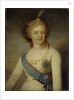 Portrait of Empress Maria Feodorovna in the Chevalier Guard uniform, 1796 by Vladimir Lukich Borovikovsky