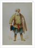 Costume design for the opera A Life for the Tsar by M. Glinka, 1887 by Adolf Charlemagne