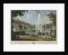 View of the Great Cascade, Samson Fountain and Great Palace at Peterhof, Early 19th cen by Ivan Vasilievich Chessky