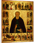 Saint Dmitry Prilutsky with scenes from his life, ca 1503 by Dionysius