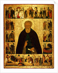 Saint Dmitry Prilutsky with scenes from his life, ca 1503 by Dionysius