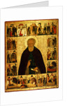 Saint Dmitry Prilutsky with scenes from his life, ca 1503 by Dionysius
