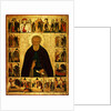 Saint Dmitry Prilutsky with scenes from his life, ca 1503 by Dionysius