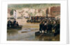 The Russians crossing the Danube at Svishtov in Juny 1877, 1870s by Nikolai Dmitrievich Dmitriev-Orenburgsky