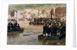 The Russians crossing the Danube at Svishtov in Juny 1877, 1870s by Nikolai Dmitrievich Dmitriev-Orenburgsky