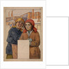 Two Factory Workers, 1925 by Ivan Georgievich Drozdov