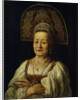 Portrait of a Merchant Woman in Kokoshnik, 1796 by Petro Semyonovich Drozhdin
