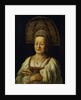 Portrait of a Merchant Woman in Kokoshnik, 1796 by Petro Semyonovich Drozhdin