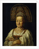 Portrait of a Merchant Woman in Kokoshnik, 1796 by Petro Semyonovich Drozhdin
