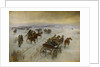 The Battle at Yegorlykskaya, 1928-1929 by Mitrofan Borisovich Grekov