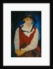 Portrait of the artists wife, 1917 by Boris Dmitryevich Grigoriev