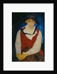 Portrait of the artists wife, 1917 by Boris Dmitryevich Grigoriev