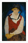 Portrait of the artists wife, 1917 by Boris Dmitryevich Grigoriev