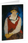 Portrait of the artists wife, 1917 by Boris Dmitryevich Grigoriev