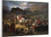 The mountaineers leave the aul before approach of the Russian army, 1872 by Pyotr Nikolayevich Grusinsky