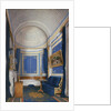 Interiors of the Winter Palace. The Bathroom of Empress Maria Alexandrovna, 1850s by Eduard Hau