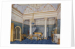 Interiors of the Winter Palace. The Bedchamber of Empress Alexandra Fyodorovna, 1870 by Eduard Hau