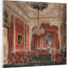 Interiors of the Winter Palace. The Boudoir of Empress Maria Alexandrovna, 1861 by Eduard Hau