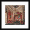Interiors of the Winter Palace. The Boudoir of Empress Maria Alexandrovna, 1861 by Eduard Hau