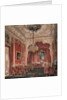 Interiors of the Winter Palace. The Boudoir of Empress Maria Alexandrovna, 1861 by Eduard Hau