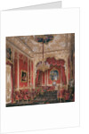 Interiors of the Winter Palace. The Boudoir of Empress Maria Alexandrovna, 1861 by Eduard Hau