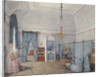Interiors of the Winter Palace. The Fifth Reserved Apartment. The Bedroom of Grand Princess Maria Alexandrovna, 1873 by Eduard Hau
