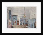 Interiors of the Winter Palace. The Fifth Reserved Apartment. The Bedroom of Grand Princess Maria Alexandrovna, 1873 by Eduard Hau