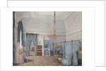 Interiors of the Winter Palace. The Fifth Reserved Apartment. The Bedroom of Grand Princess Maria Alexandrovna, 1873 by Eduard Hau