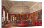 Interiors of the Winter Palace. The First Reserved Apartment. The Large Study of Grand Princess Maria Nikolayevna, 1867 by Eduard Hau