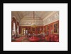 Interiors of the Winter Palace. The First Reserved Apartment. The Large Study of Grand Princess Maria Nikolayevna, 1867 by Eduard Hau