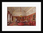 Interiors of the Winter Palace. The First Reserved Apartment. The Large Study of Grand Princess Maria Nikolayevna, 1867 by Eduard Hau
